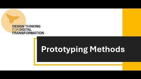Prototyping Methods