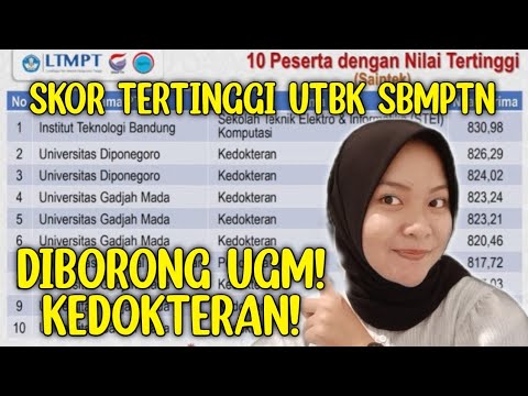 HASIL KONFERENSI PERS LTMPT PENGUMUMAN SBMPTN 2022 | SKOR UTBK MENCAPAI 800 DIBORONG FK UGM!