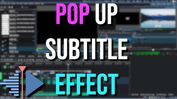 "Pop Up" Subtitle Effect In Kdenlive