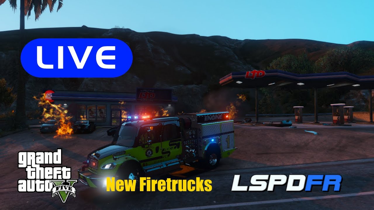 GTA 5 LSPDFR Police Mod New Firetrucks Paleto Bay Responding To ...