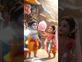 Baby Krishna & Baby Radha at the Fair | Cute 3D Story 🎡👶