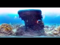 WOOW!!! Дайвинг в 360 градусов панорамное видео, путешествия под водой, Тайвань, Зеленый остров