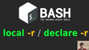 Create Read-Only AKA Immutable Variables in Bash