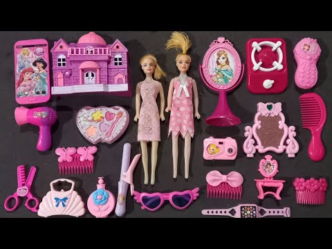 5 Minutes Satisfying w/ Unboxing Hello Kitty Barbie doll & pink Fashion Accessories | Cooking set
