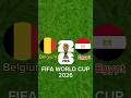 🔴Belgium 🆚 Egypt|FIFA WORLD CUP 2026|Marble Football Gameplay.