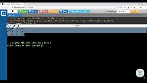 Python: Multi-line String