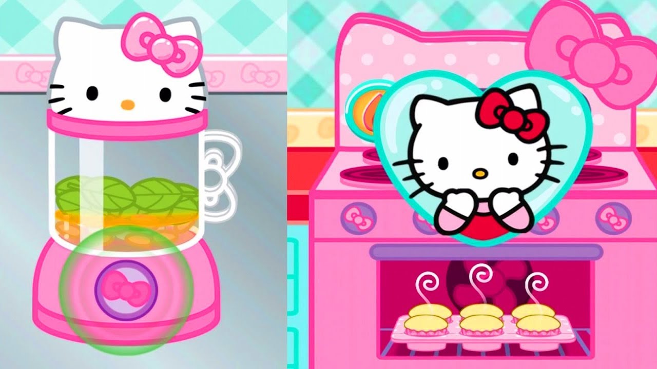 Learn Cooking with Hello Kitty Lunchbox Cooking Game for Kids - YouTube