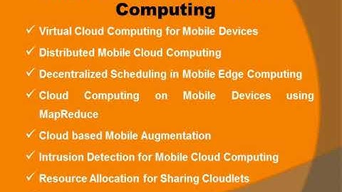 PhD Research Topics in Mobile Computing