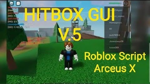 Roblox Script (Hitbox gui V5 new cool gui Op* ) krnl. can be used on arceus X & any executor #games