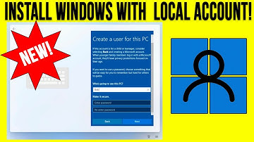 How to Install Windows with a Local Account Rather Than a Microsoft Account - New Method