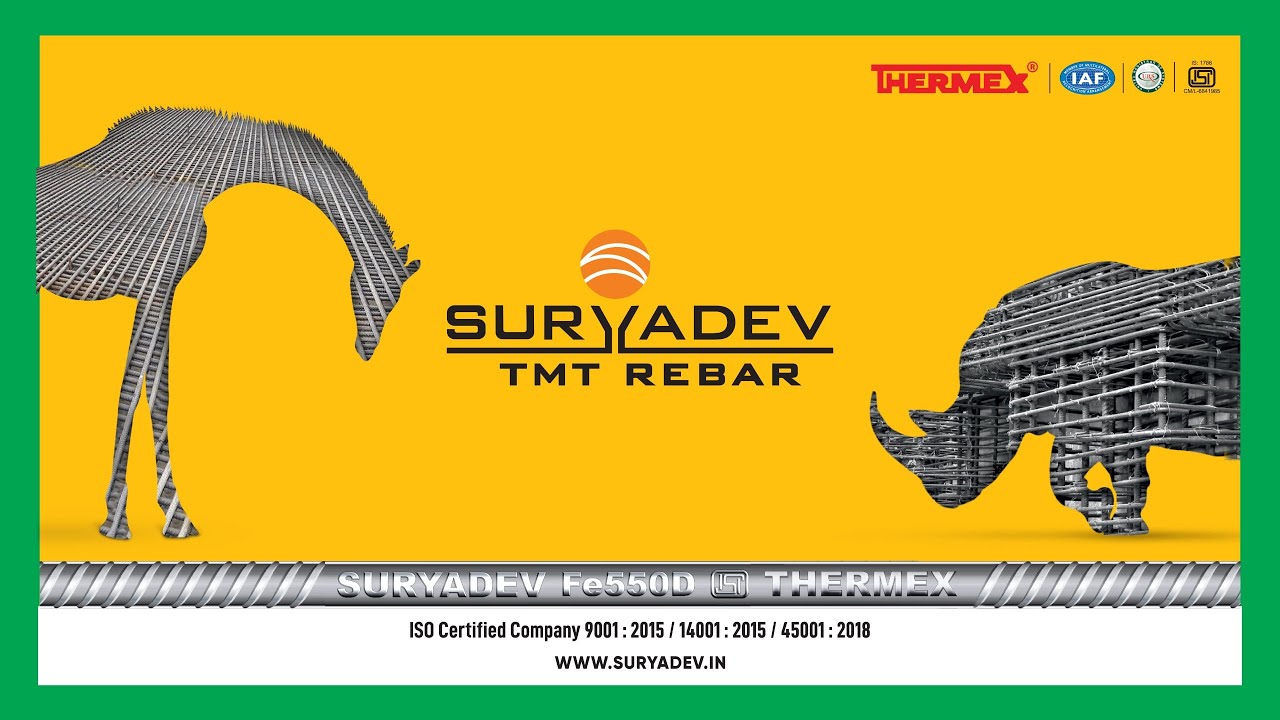 Suryadev TMT Fe550D TMT BARS TVC English New AD 30Sec YouTube Suryadev TMT Fe550D TMT BARS TVC English New AD 30Sec YouTube