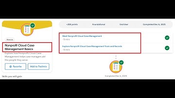 Nonprofit Cloud Case Management Basics | Salesforce Trailhead