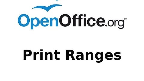 How to Print Ranges in OpenOffice CALC (spreadsheets) Tutorial