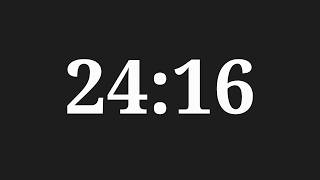 24 Minutes 16 Seconds Countdown Timer