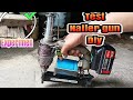 test DIY nailer gun, coil gun mesin steples cordles