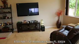 8700 NW 7 CT Pembroke Pines, Fl 33024