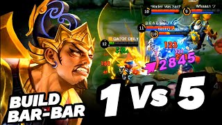 BUILD BAR-BAR | Gatotkaca Terkuat Bisa Lawan 5