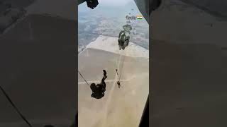 para sf 💀commando /indianarmy🇮🇳 #army #militarypowe #ssbphysical #paratroopers #commando #drop #yt