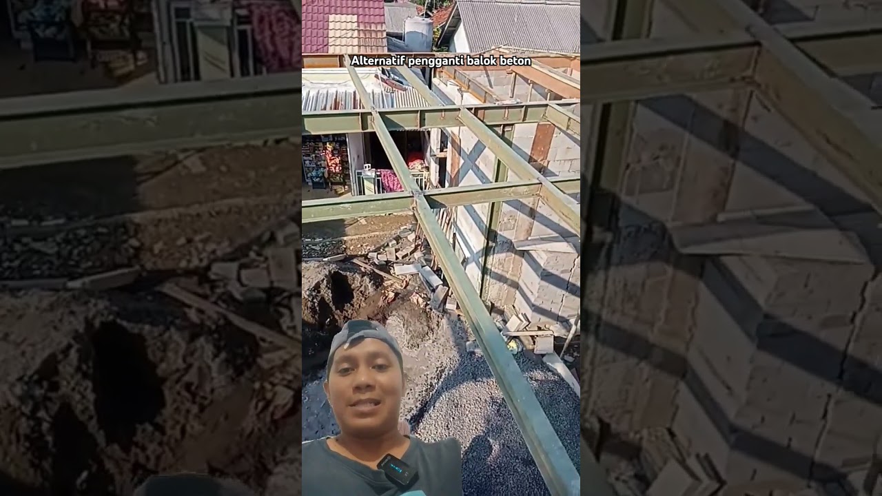 Alternatif pengganti balok beton pakai WF aja 