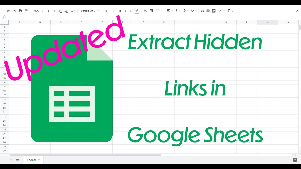 Update How To Extract Hidden Links From Cells In Google Sheets YouTube