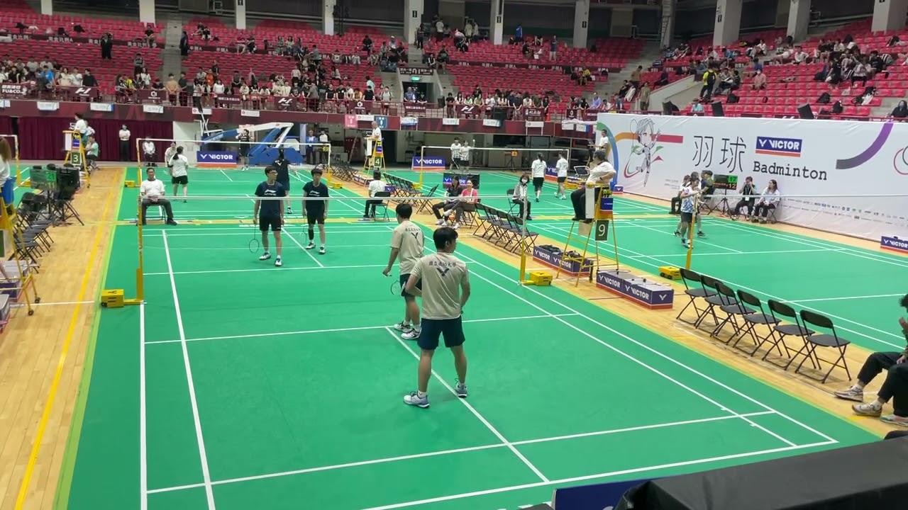 114全大運 公開男雙32強 成功大學 蔡政穎張閔翔 vs 臺北商大 李彥劭黃竹顗