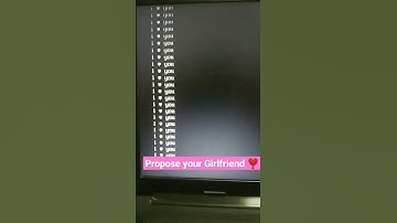 Propose Girlfriend With C programming ❣️#shorts #cprogramming #bca #firstshortvideo #proposal #viral