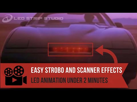 LED Strip Studio - How to create morph and strobo animation?