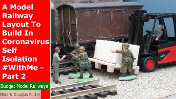 A Model Railway Layout To Build In Coronavirus Self Isolation #WithMe - Part 2 -Buildings & Loo Roll