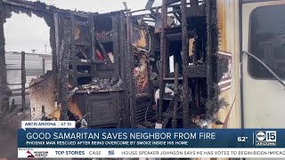 Good Samaritan saves neighbor from mobile home fire screenshot 5