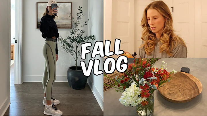 VLOG: Fall Day in my life + Dyson airwrap hair tutorial + At home tea recipe + Shop with me