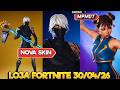 NOVO CLUBE FORTNITE, STREET FIGHTER E CLIX - LOJA FORTNITE 30/04/26 - LOJA FORTNITE HOJE - CÓD.MPMDT