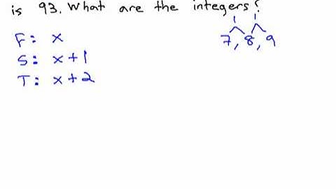 Sum of Consecutive Integers