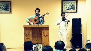 hermano manuel  y luis de orcasitas en la iglesia de leganes