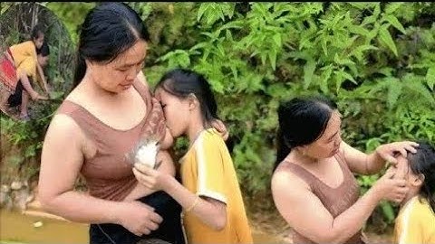 Young Mother’s One-Year Journey: Building a Bamboo House from Abandonment to Hope #diy #bushcraft