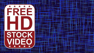 Free Stock Videos – abstract animated blue digital lines threads moving seamless loop