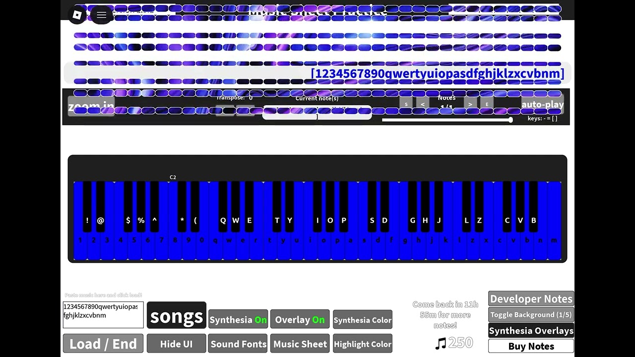 1234567890qwertyuiopasdfghjklzxcvbnm piano - YouTube