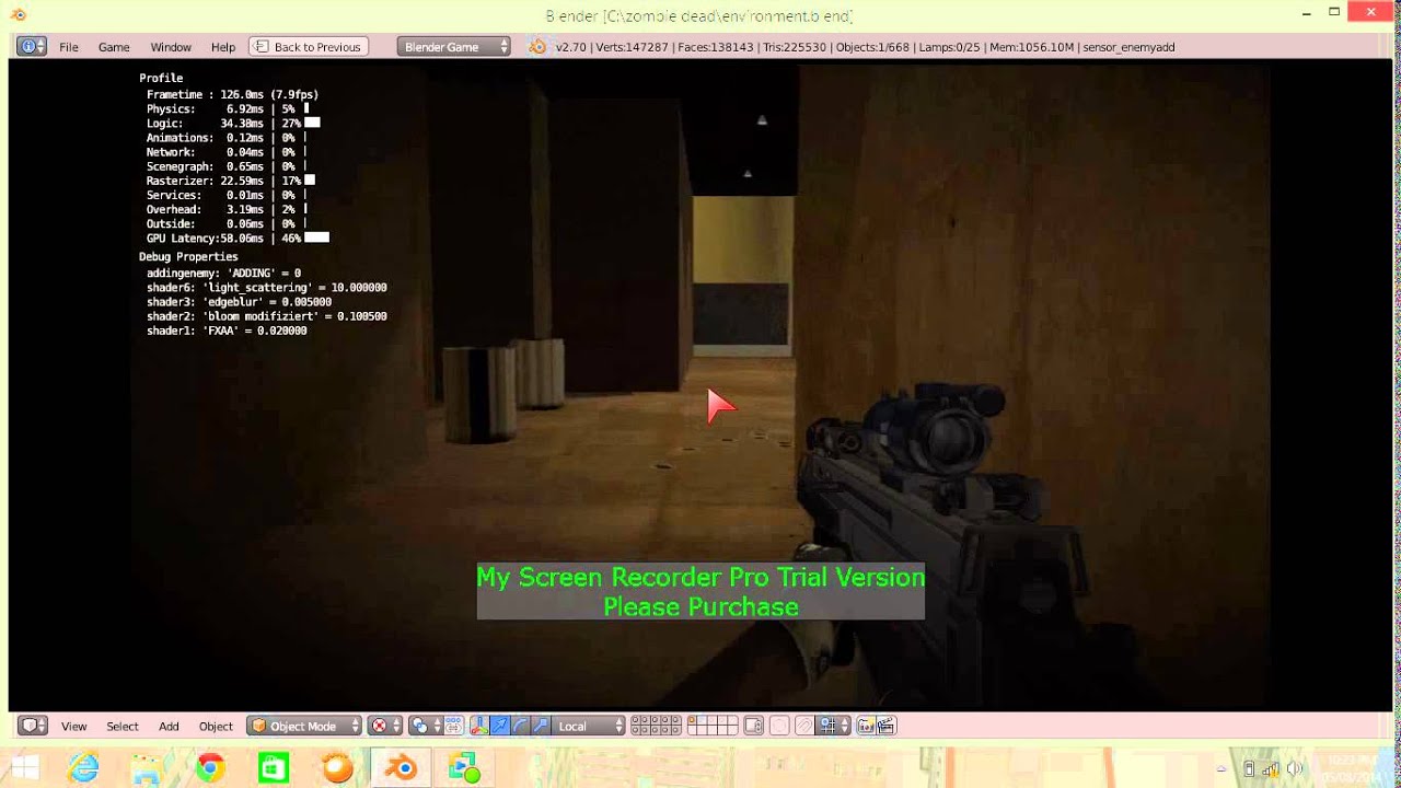 Fps Game Made In Blender YouTube