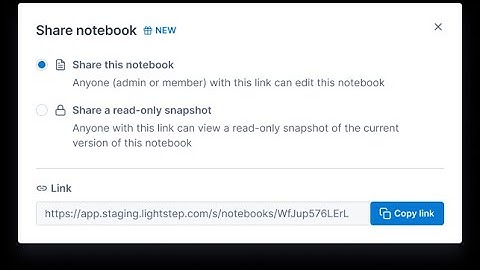 Feature demo for Notebook Snapshots