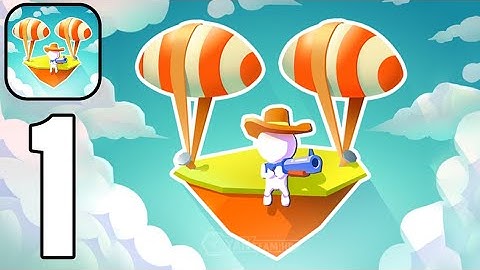 Flying Island - Gameplay Walkthrough Part 1 Upgrade island (Android,iOS)