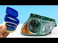 Restore Old Headlights to New in 1 Minute with Vaseline &mdash; Simple DIY Trick