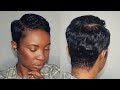 How to MOLD AND STYLE PIXIE CUT | South African YouTuber