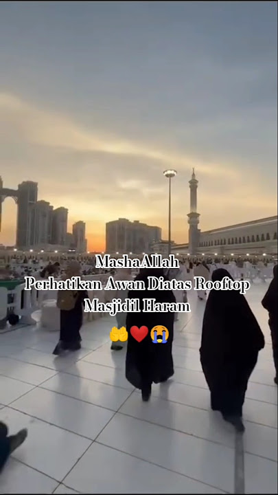 MASHAALLAH KONDISI ROOFTOP MASJIDIL HARAM