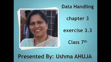 Data Handling | Maths | Class 7th | Chapter 3 | Exercise 3.3