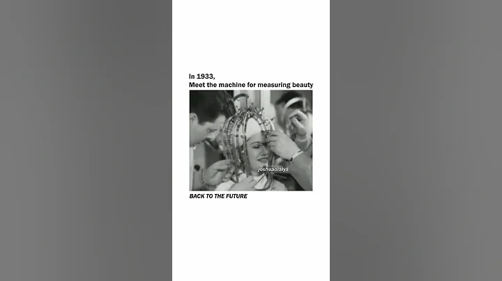 Meet the Beauty Calibrator built for measuring beauty, tested in 1933. #history #technology