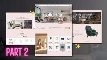 Build a Complete Furniture E-Commerce Website using HTML, CSS & JavaScript :: Part # 2