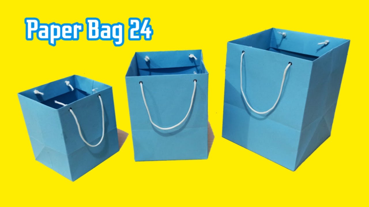 Gemarkeerd Vrijlating Lounge PAPER BAG 24 - Paper bag kotak dari kertas karton - YouTube