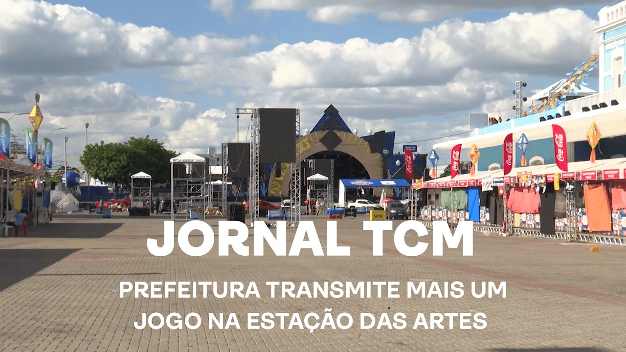 Jornal TCM - Prefeitura transmite mais um jogo na Estação das Artes