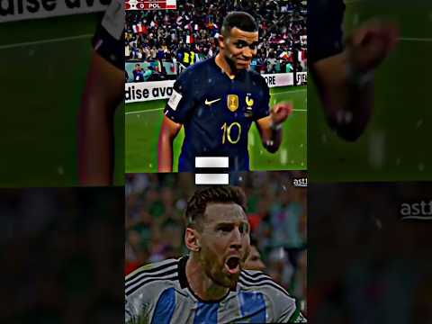 MESSI VS MBAPPE ⚡ (2022 WORLD CUP) #football #shorts #viral