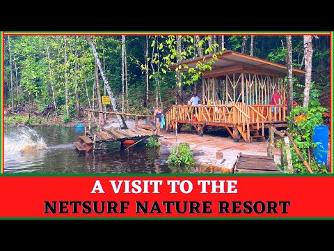 The Netsurf Nature Resort along the Linden Highway in Guyana.