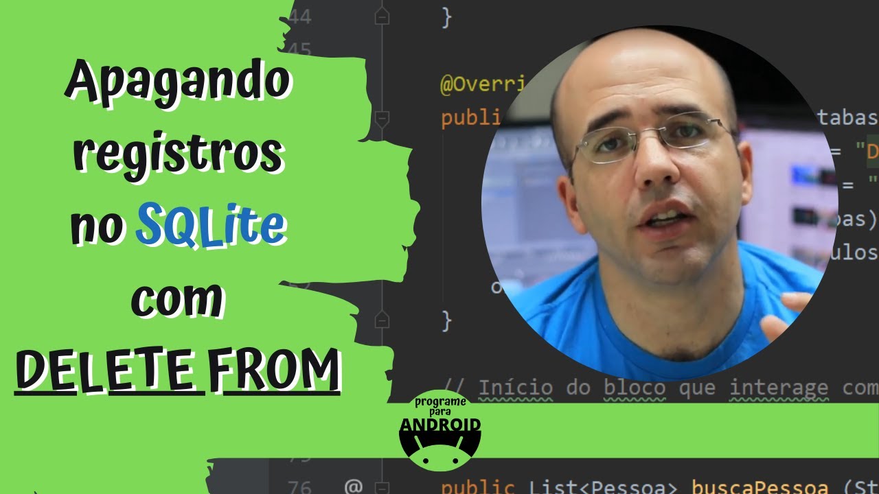 android-studio-criando-uma-string-que-remove-registros-do-sqlite-com